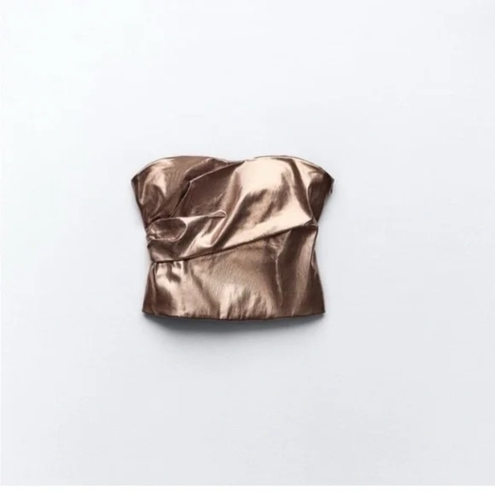 Zara Metallic Bustier
